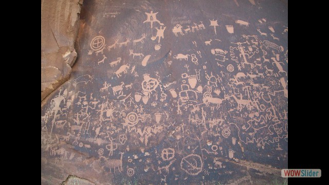 Pictographs, News Paper Rock