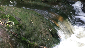 Waterfall creating a jet scour